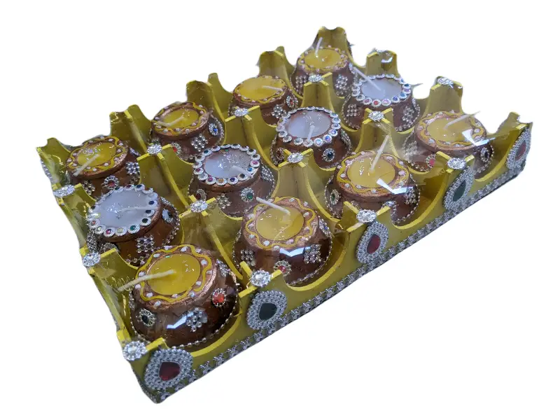 Matki Diya With Wax * 12PC