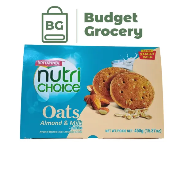 Nutri Choice Oats Almonds & Milk Cookies 450 g