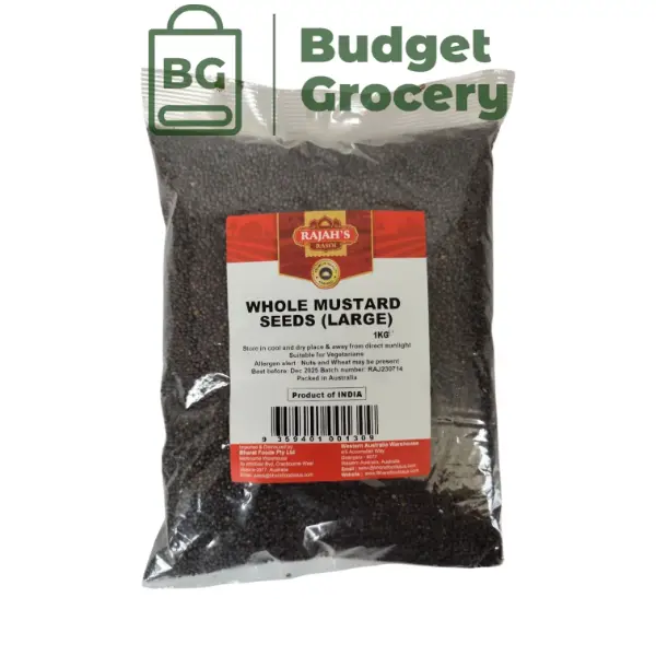 Rajahs Mustard Seeds Large 1Kg